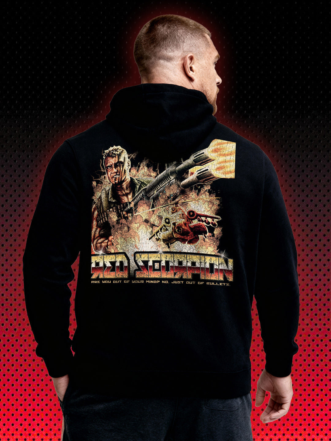 RED SCORPION | DOLPH LUNDGREN | SWEATSHIRT &amp; HOODIE