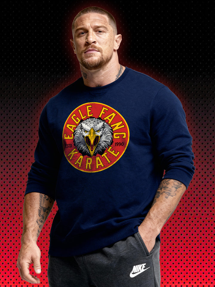 EAGLE FANG KARATE LOGO | KARATE KID COBRA KAI | RETRO SWEATSHIRT &amp; HOODIE