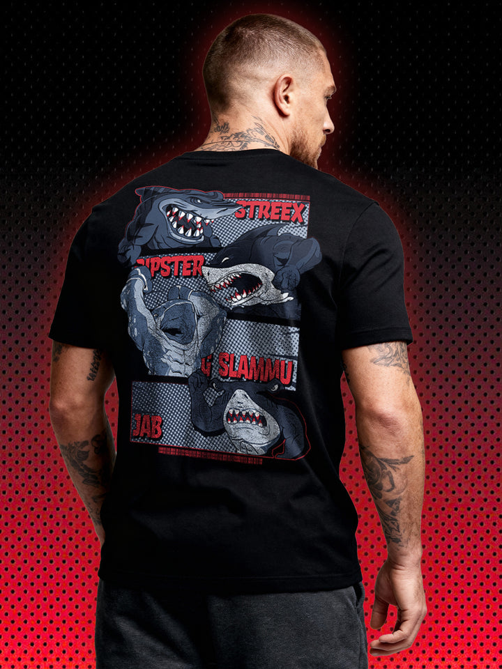 STREET SHARKS BACKPRINT | 90S CARTOON ANIME | T-SHIRT