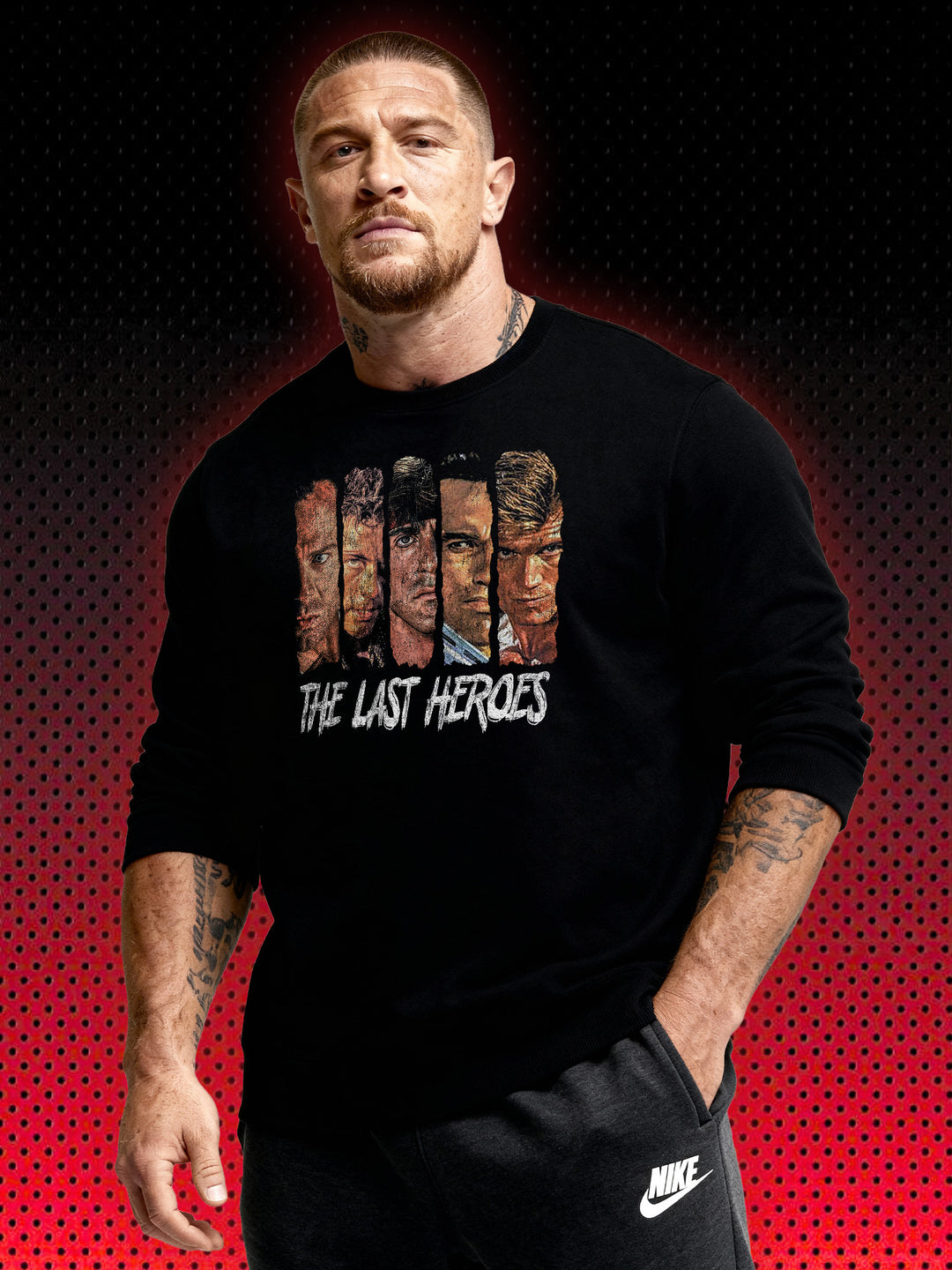 THE LAST ACTION HEROES | VAN DAMME SCHWARZENEGGER BRUCE WILLIS STALLONE SEAGAL LUNDGREN | SWEATSHIRT &amp; HOODIE