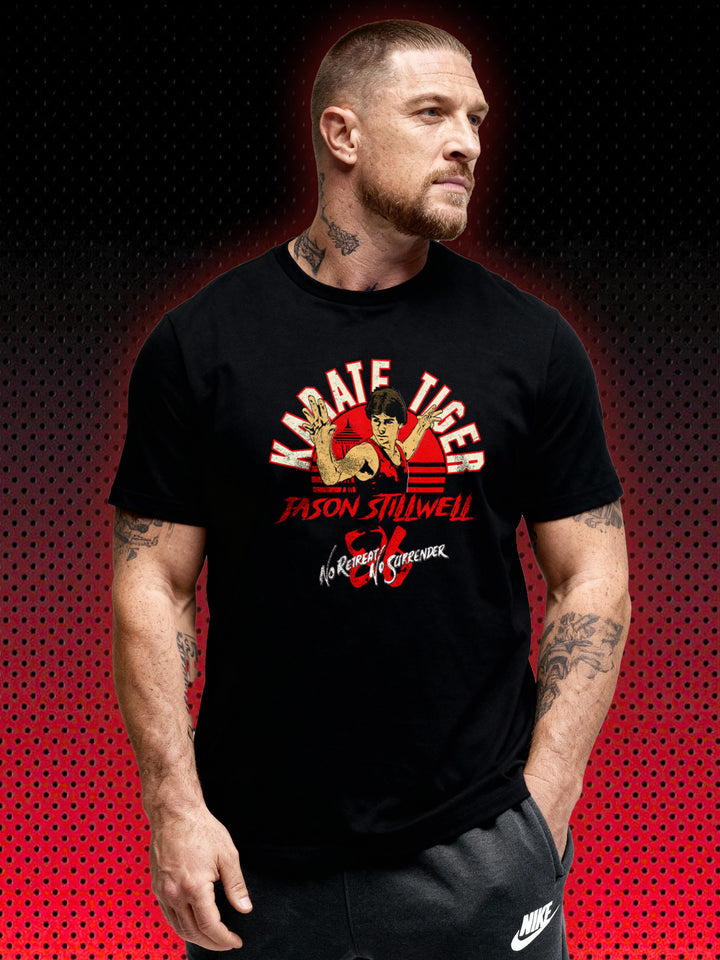 KARATE TIGER POSTER 90s VINTAGE TEE  | NO RETREAT NO SURRENDER JCVD SHOOTINGSTAR | T-SHIRT