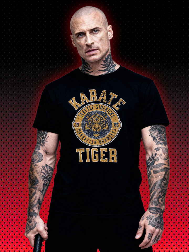 KARATE TIGER LOGO | NO RETREAT NO SURRENDER JCVD VAN DAMME | T-SHIRT