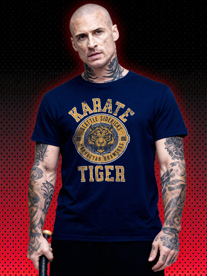 KARATE TIGER LOGO | NO RETREAT NO SURRENDER JCVD VAN DAMME | T-SHIRT