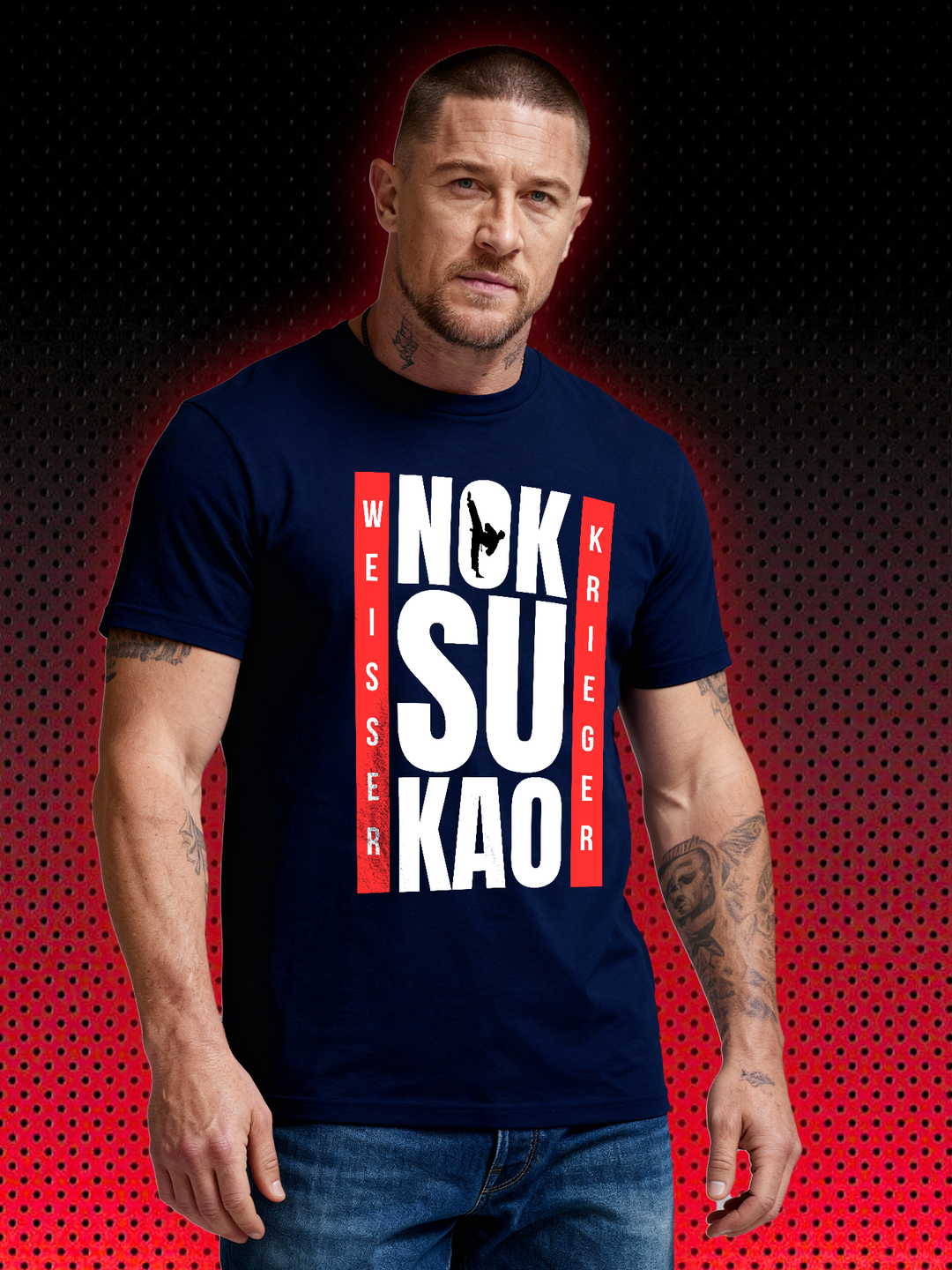 DER WEISSE KRIEGER - NOK SU KAO KURT SLOANE KICKBOXER | JCVD JEAN CLAUDE VAN DAMME | T-SHIRT