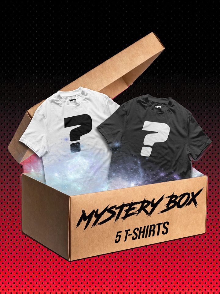EXKLUSIVE MYSTERY BOX | 5 RANDOM T-SHIRTS FOR THE ULTIMATE THRILL