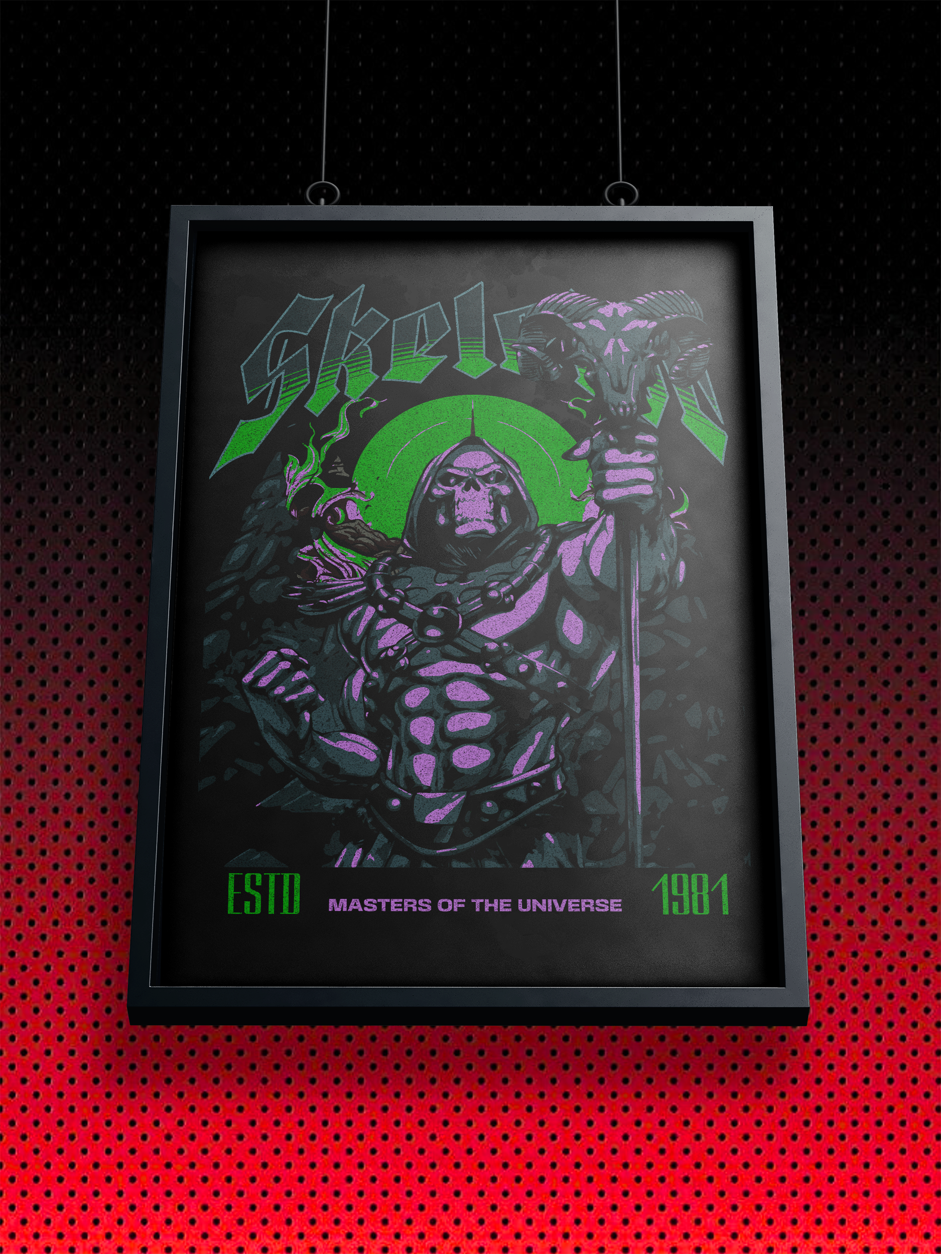 SKELETOR POSTER | ARTPRINT - KUNSTDRUCK - DRAMAMONKS
