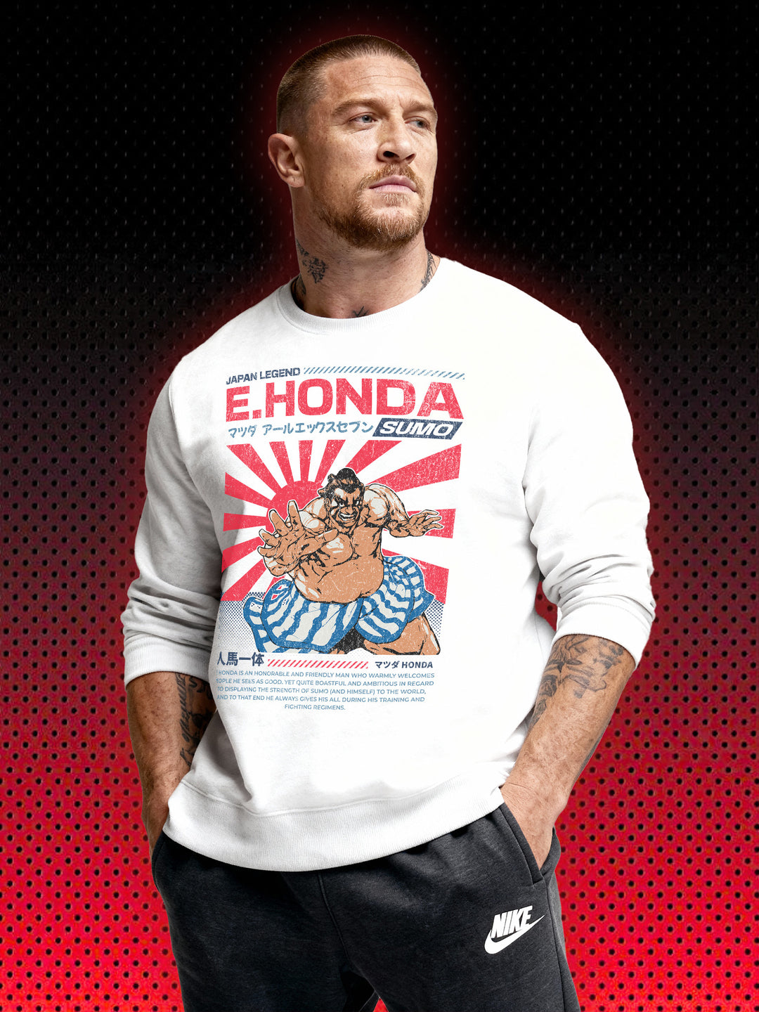 E.HONDA | STREET FIGHTER | SWEATSHIRT