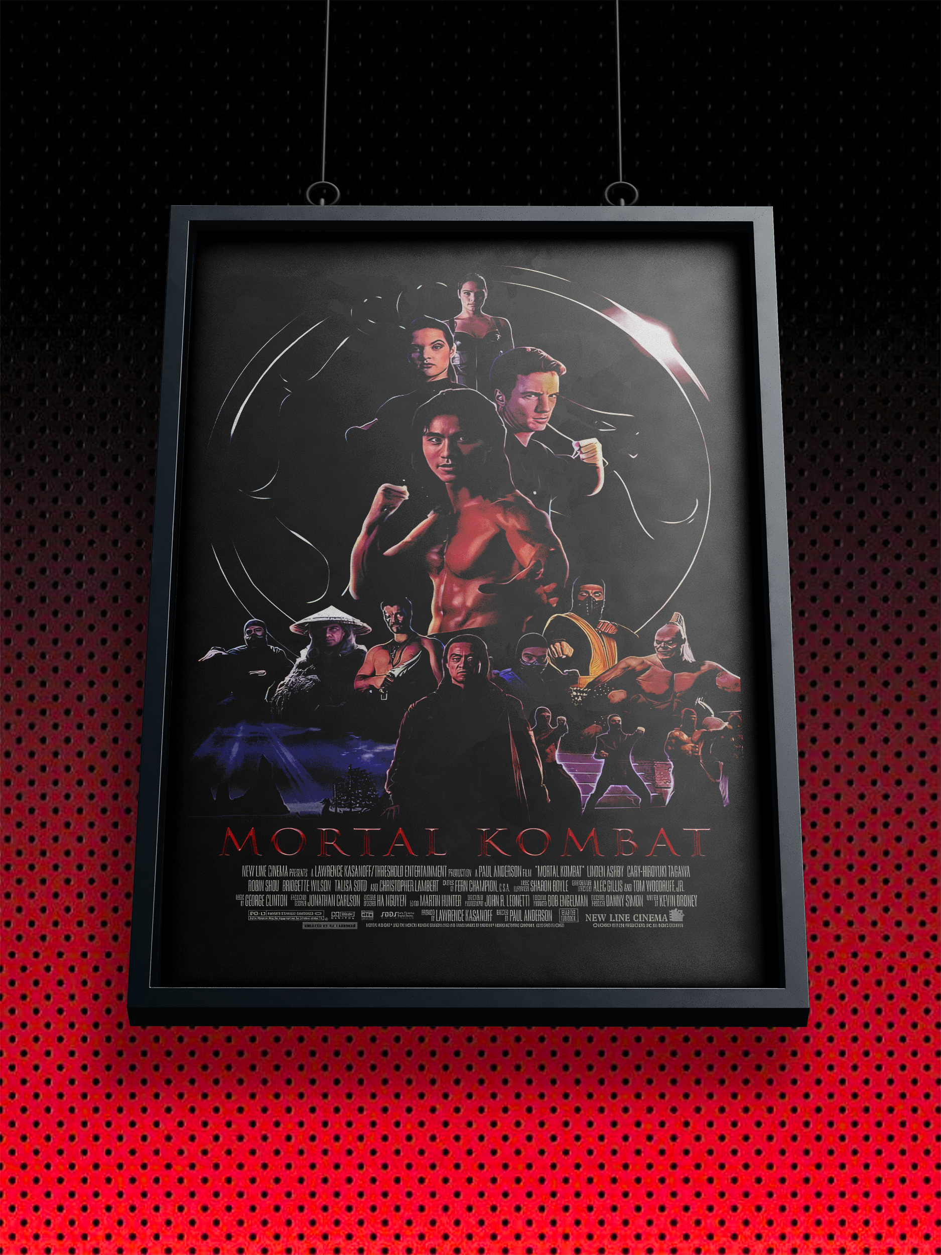 MORTAL KOMBAT MOVIE POSTER | ARTPRINT - KUNSTDRUCK