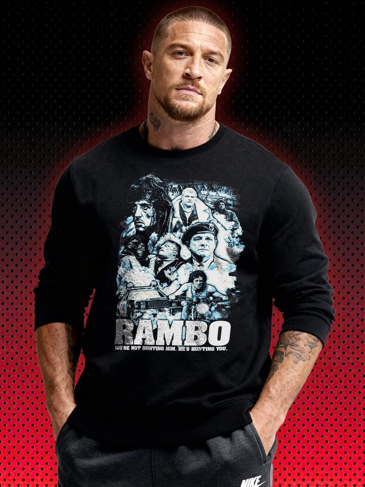 RAMBO FIRST BLOOD LONE WOLF | SYLVESTER STALLONE | SWEATSHIRT & HOODIE
