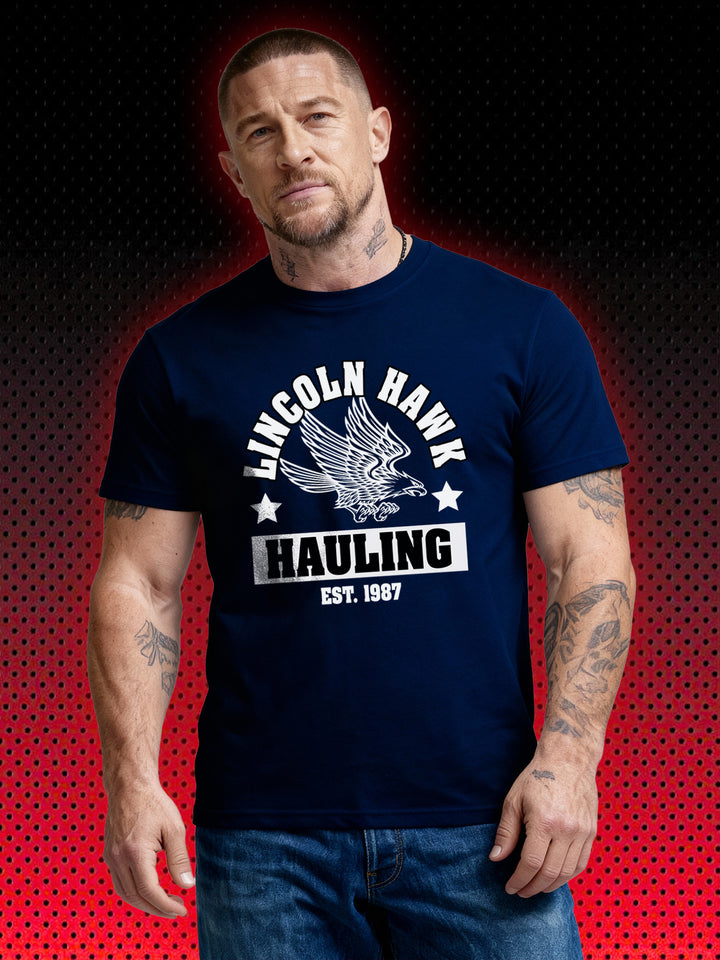 LINCOLN HAWK HAULING OVER THE TOP | SYLVESTER STALLONE BULL HURLEY | T-SHIRT