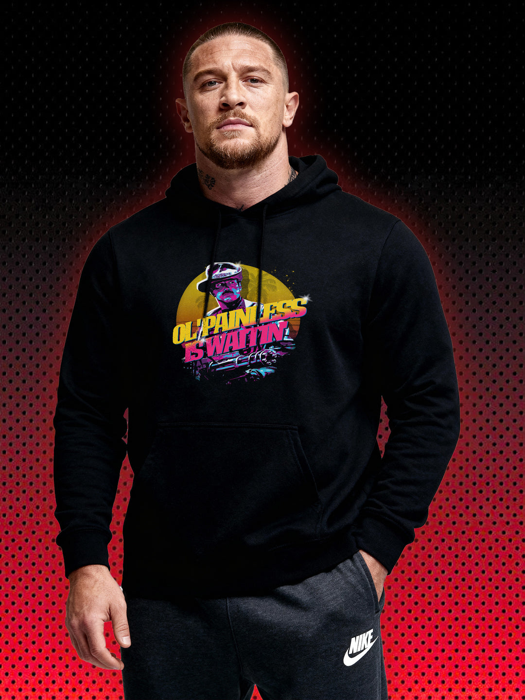 BLAINE OL' PAINLESS IS WAITIN' MINIGUN PREDATOR | JESSE VENTURA ARNOLD SCHWARZENEGGER | SWEATSHIRT &amp; HOODIE