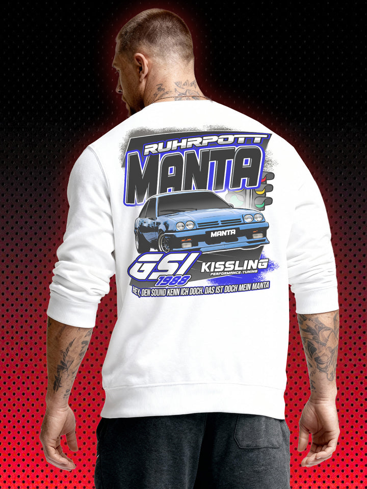 GERD MANTA MANTA KULTAUTO OPEL | RETRO CAR AUTO TUNING GERMANY | RETRO SWEATSHIRT & HOODIE